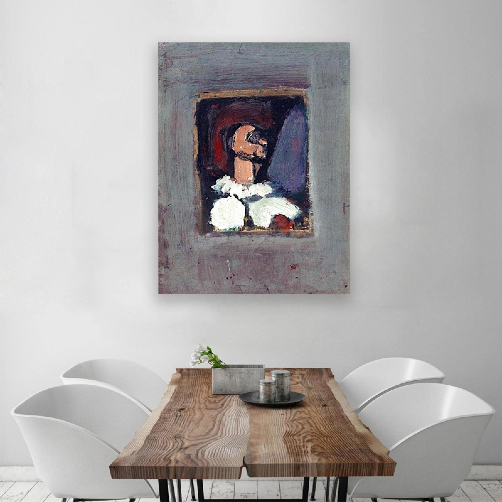 Amazon.co.jp: ジョルジュ・ルオー 有名な絵画の複製.「Povre Pierrot